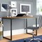 Modern Wood Top Desk with Heavy Duty Steel Frame Perfect for Home Office and Study Use